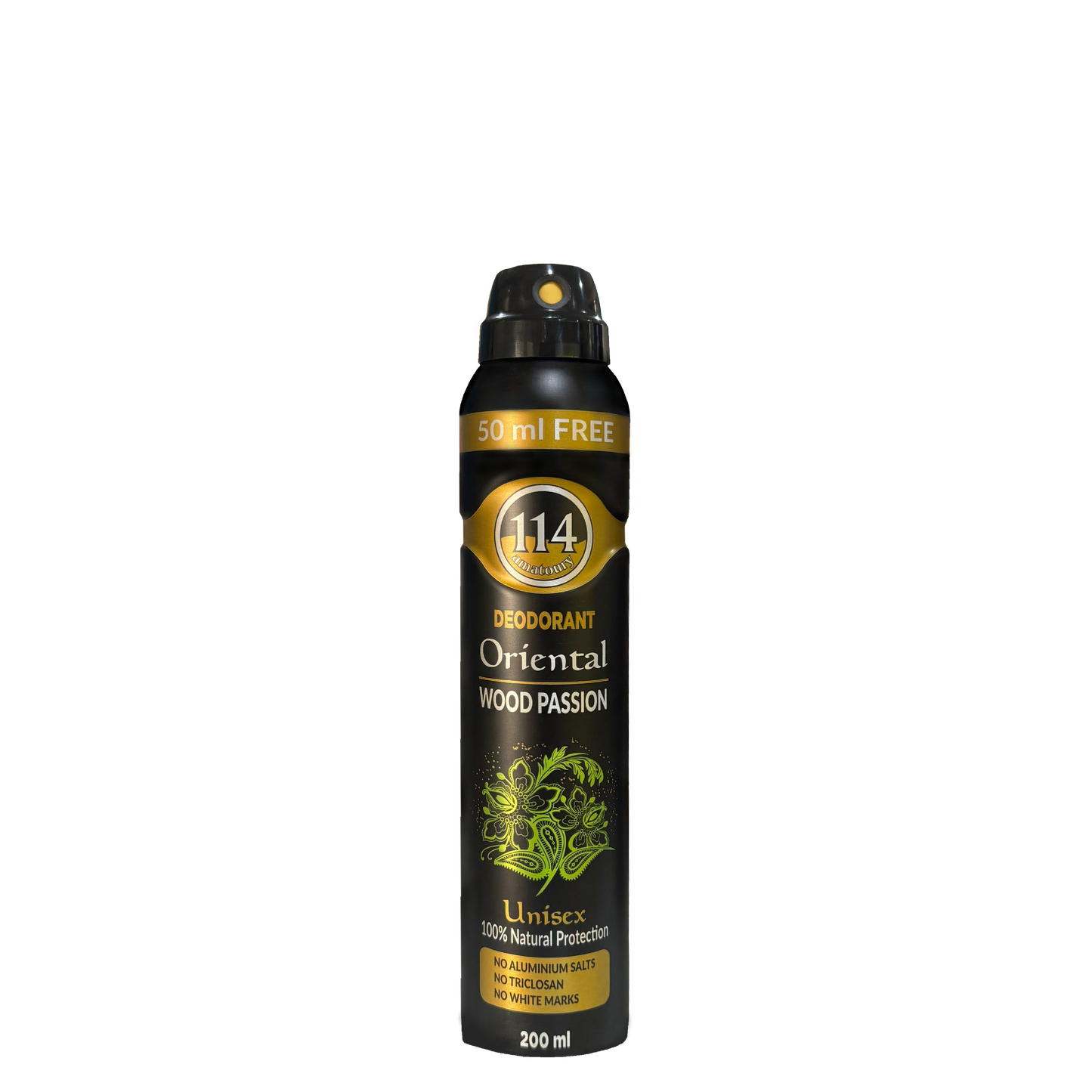 114 Unisex Deodorant - Oriental Wood Passion 200mL