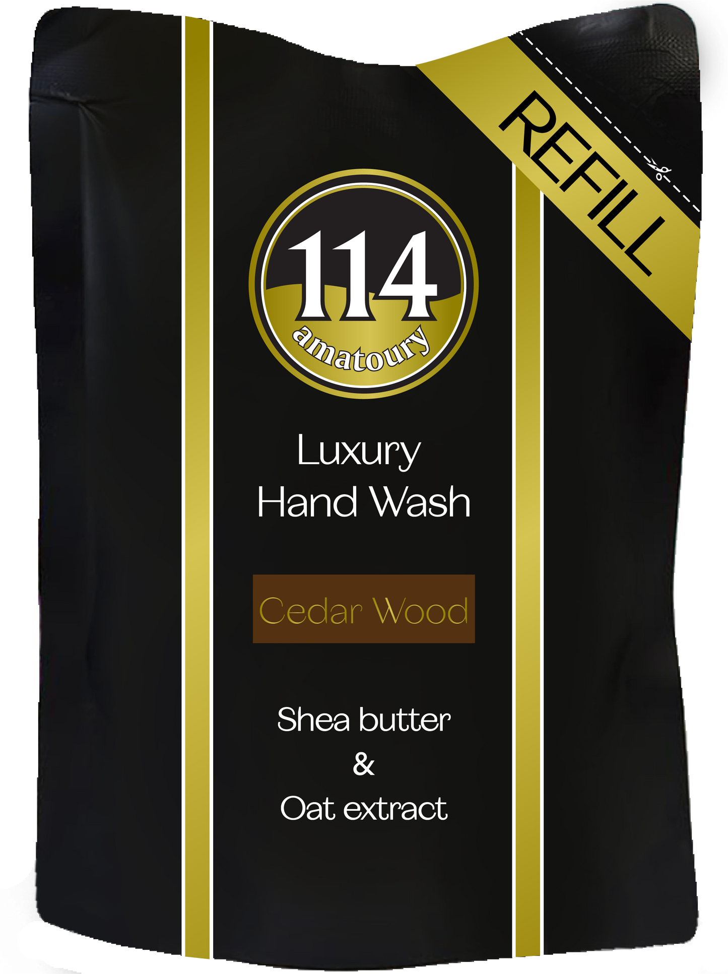 Refill Luxury hand wash luxury cedar wood 450ml
