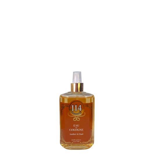 114 Eau de Cologne - Amber & Oud 250mL