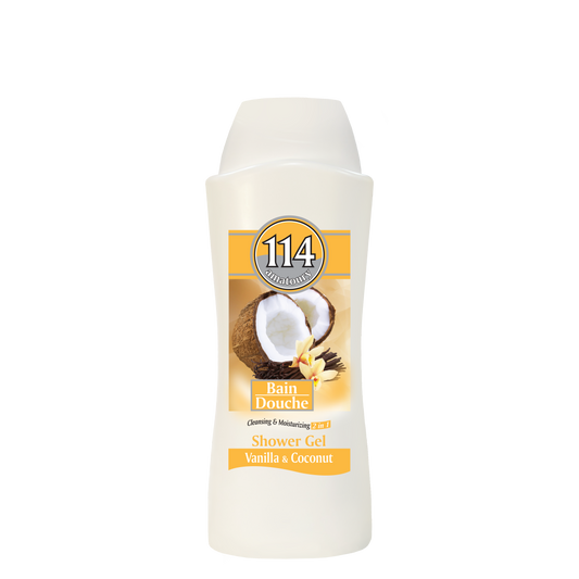 114 Shower Gel 2-in-1 - Vanilla & Coconut 650mL