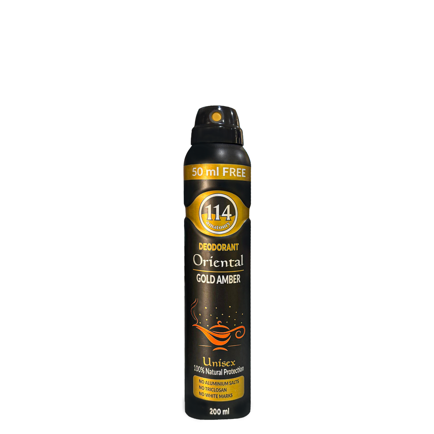 114 Unisex Deodorant - Oriental Gold Amber 200mL