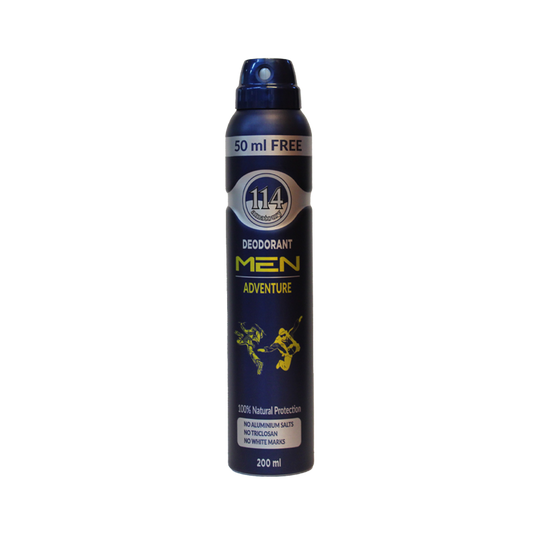 114 Men Deodorant - Adventure 200mL