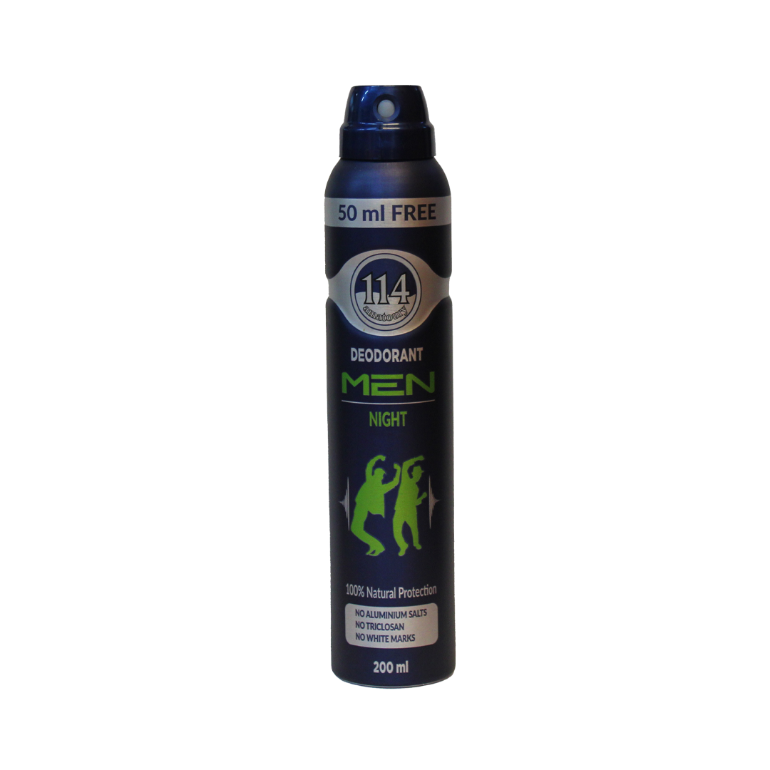 114 Men Deodorant - Night 200mL