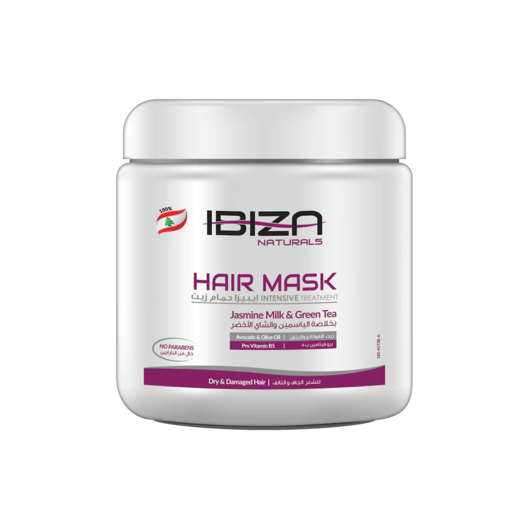 IBIZA Hair Mask Jasmin & Green Tea - Dry & Damaged Hair 1kg