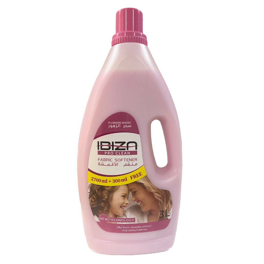 IBIZA FABRIC SOFTENER PINK - FLOWERS MAGIC 3L