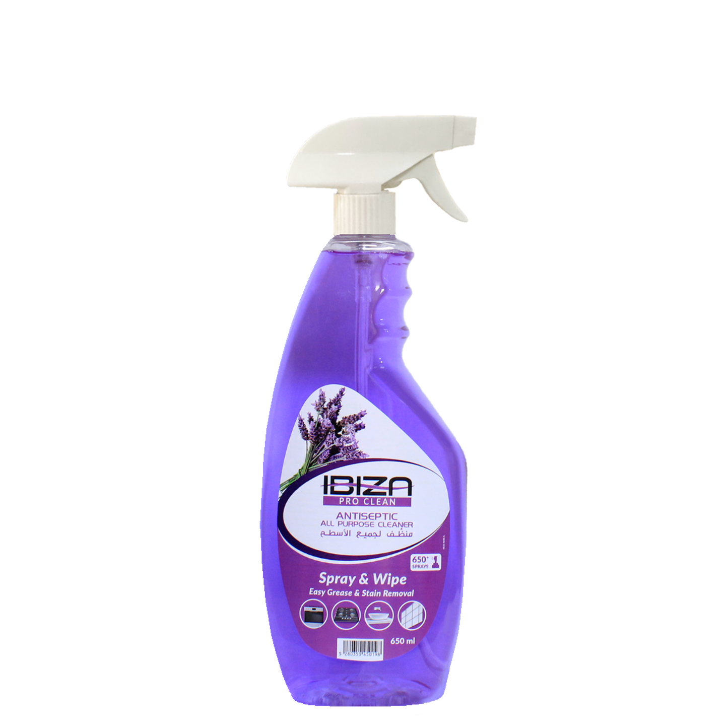 IBIZA Pro Clean - All Purpose Cleaner for all type - Lavender 650mL