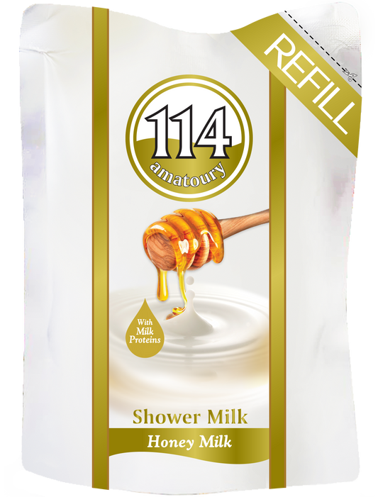 Refill 114 Shower Gel Honey Milk500ml