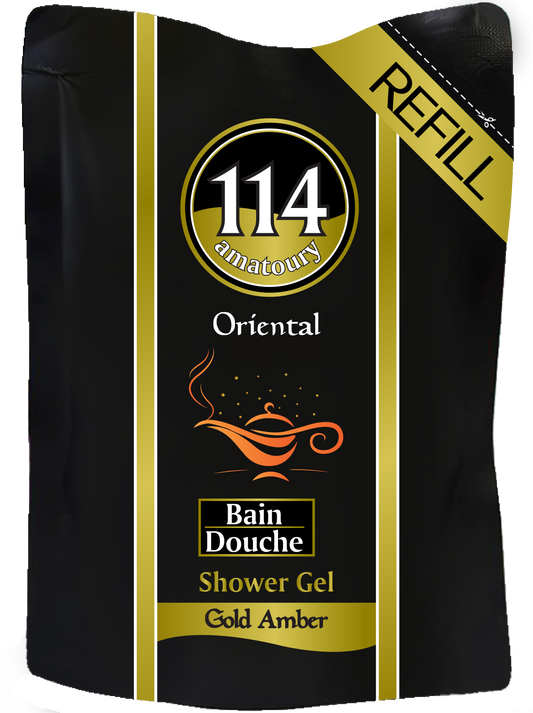 Refill 114 Shower Gel - Oriental Gold Amber 500mL