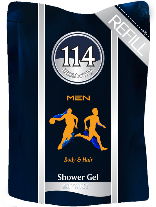 Refill 114 Shower Gel - Men Sport 500mL