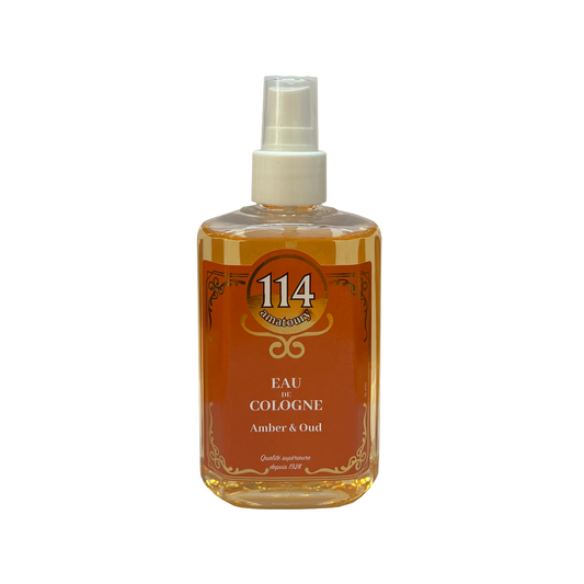 114 Eau de Cologne - Amber & Oud 250mL