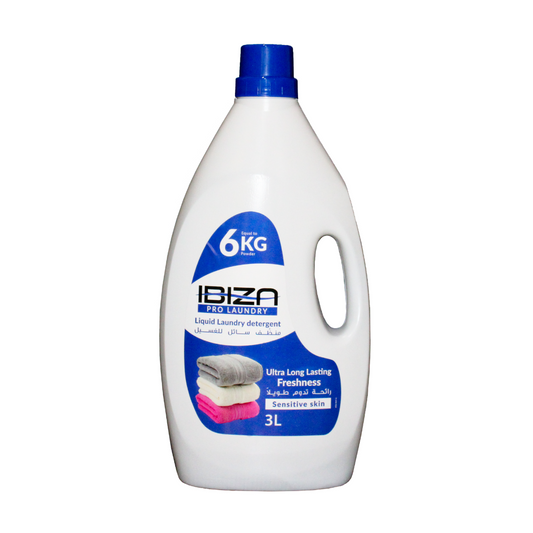 IBIZA Pro-Clean Liquid Laundry -Sensitive Skin Blue 3L