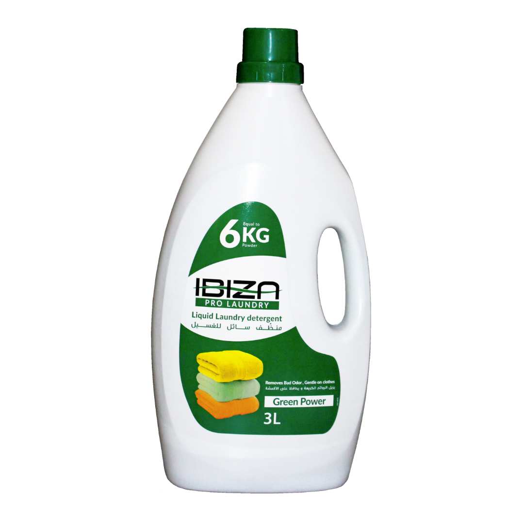 IBIZA PRO-CLEAN LIQUID LAUNDRY - GREEN POWER 3L