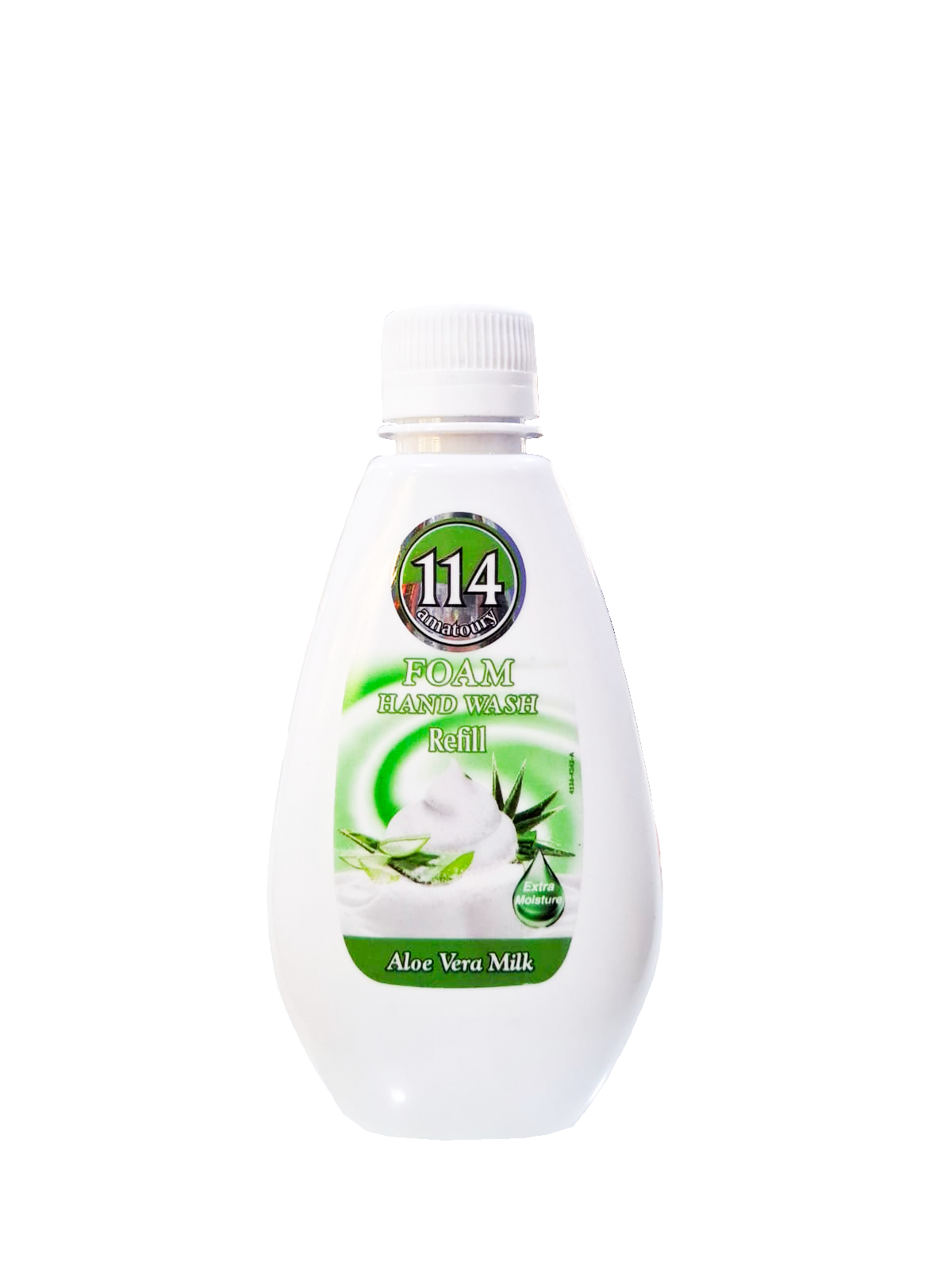 Refill 114 Hand Wash Mousse - Aloe Vera Milk 300mL