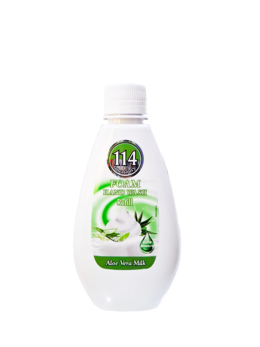 Refill 114 Hand Wash Mousse - Aloe Vera Milk 300mL