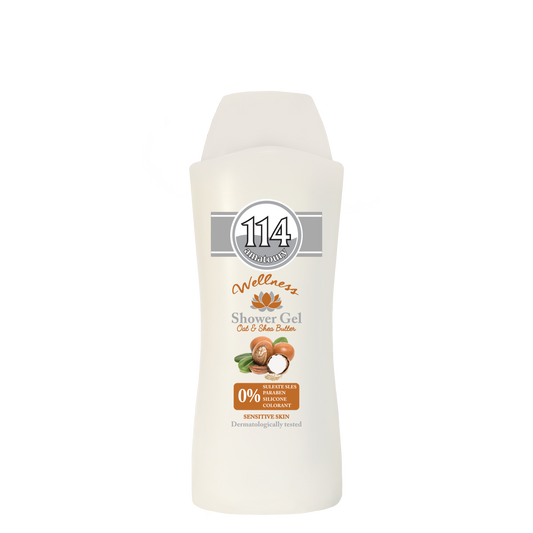 114 Shower Gel Wellness - SLES FREE Oat & Shea Butter 650ml