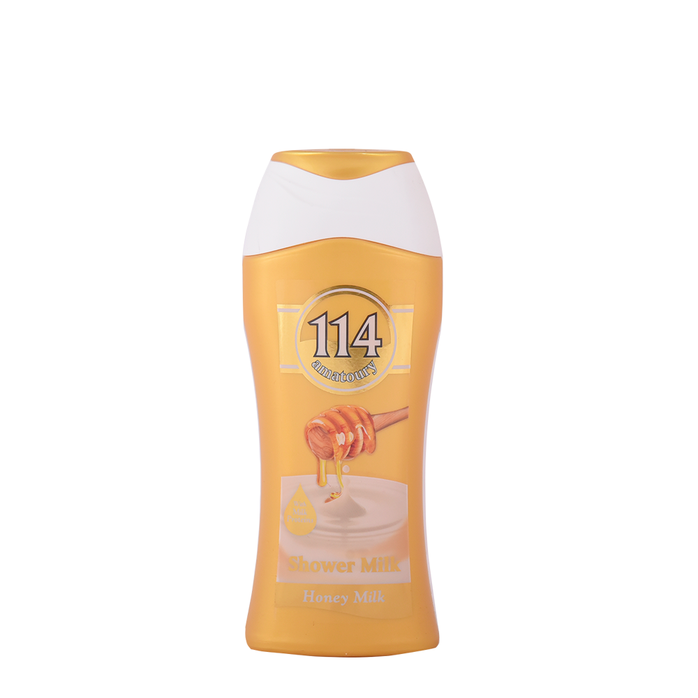 114 Shower Gel Milk- Honey & Moisturizing Milk 250mL