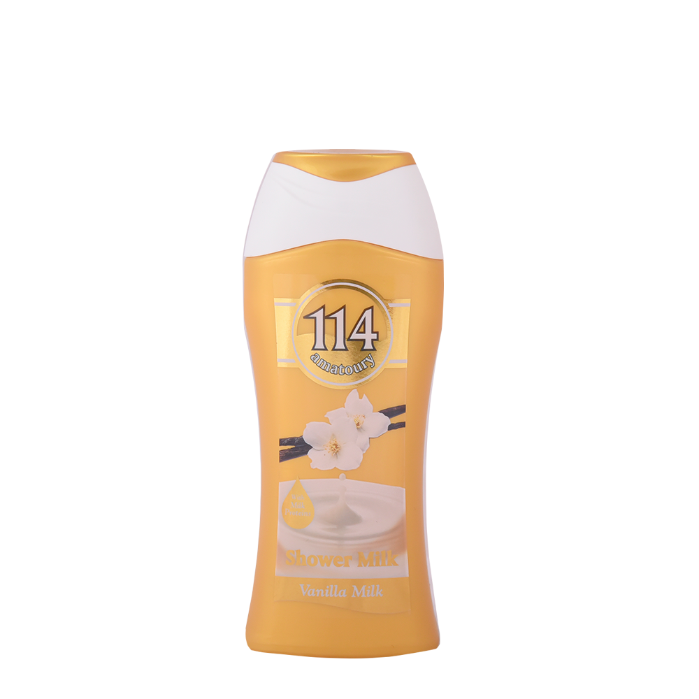 114 Shower Gel Milk- Vanilla Milk 250mL