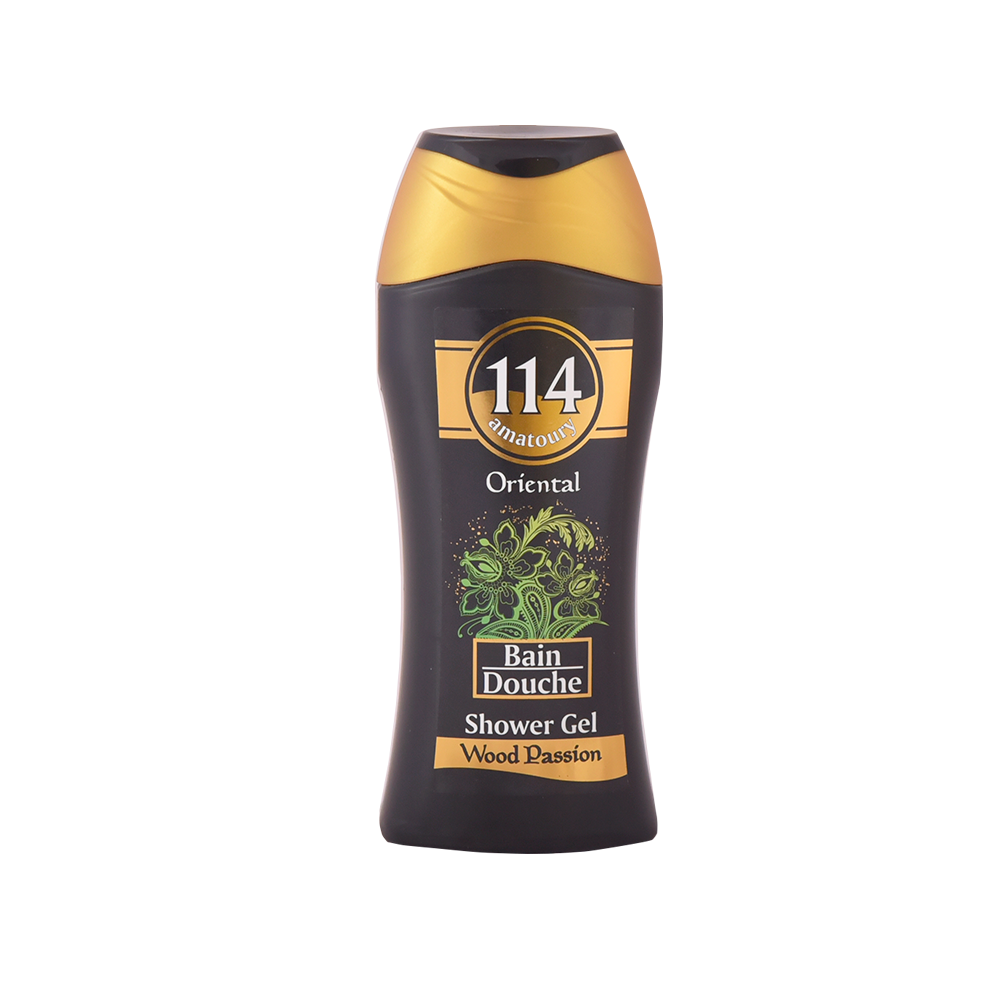 114 Shower Gel - Oriental Wood Passion 250mL