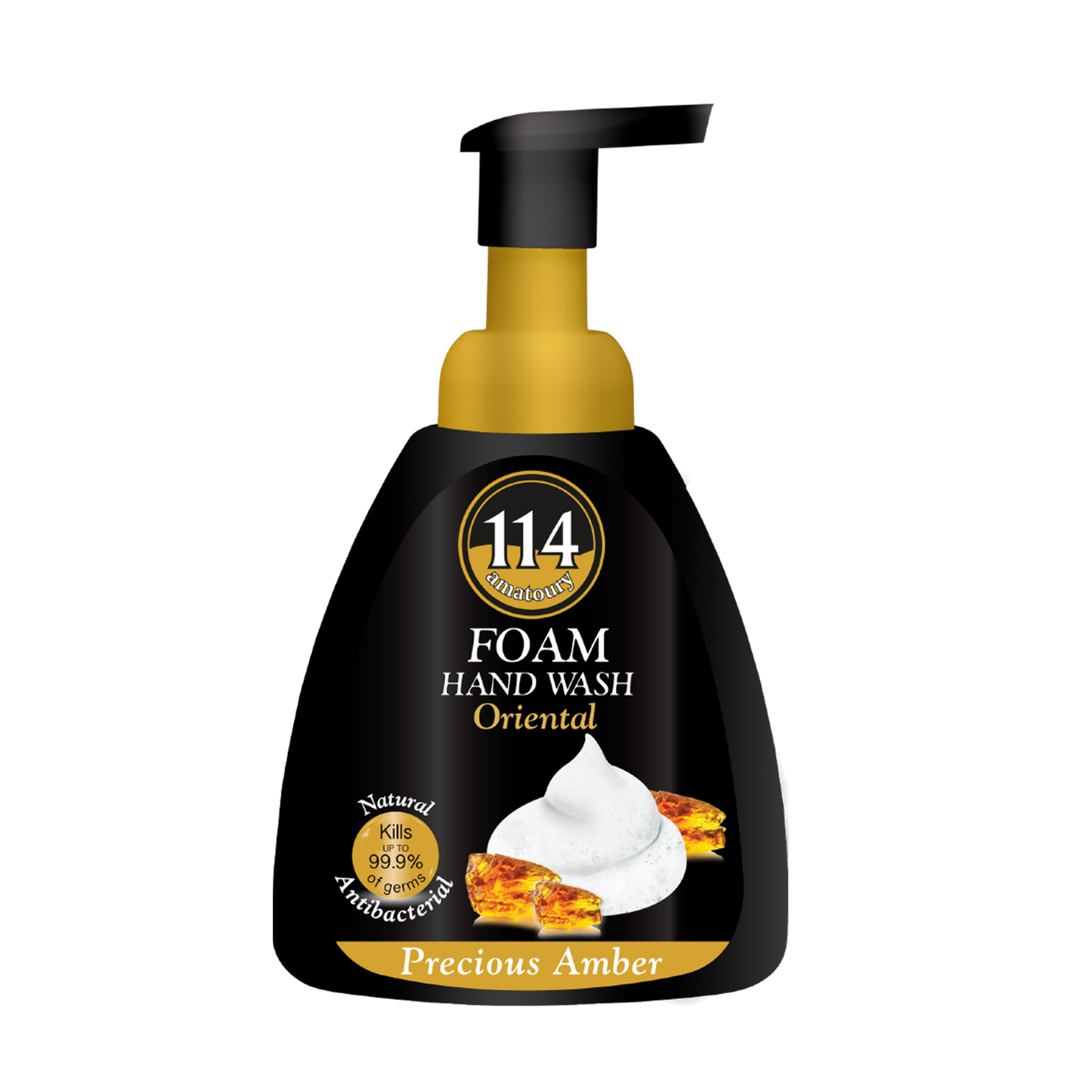 114 Hand Wash Mousse - Oriental Precious Amber 400mL