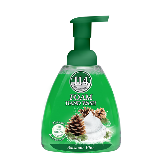 114 Hand Wash Mousse - Balsamic Pine 400mL