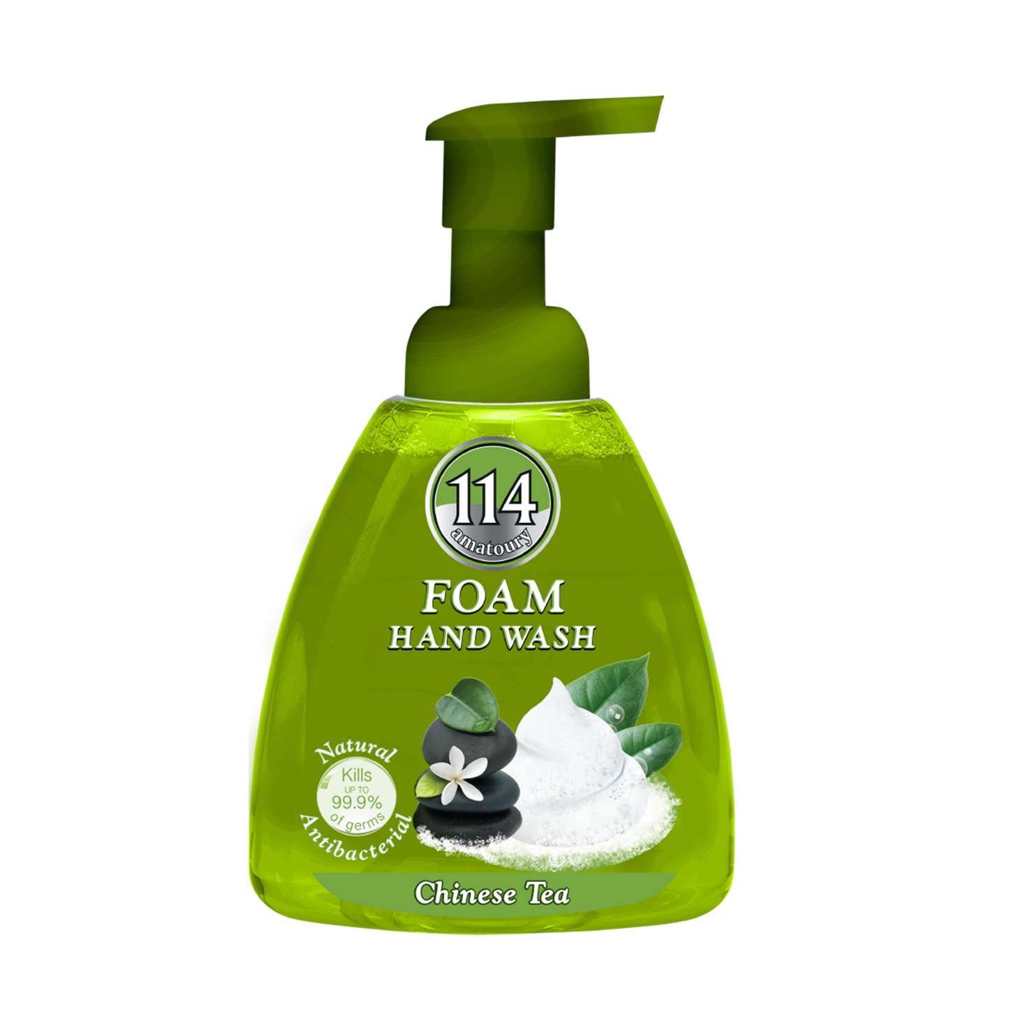 114 Hand Wash Mousse - Chinese Tea 400mL