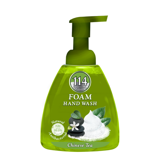 114 Hand Wash Mousse - Chinese Tea 400mL