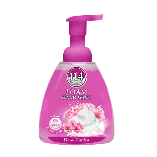 114 Hand Wash Mousse - Floral Garden 400mL