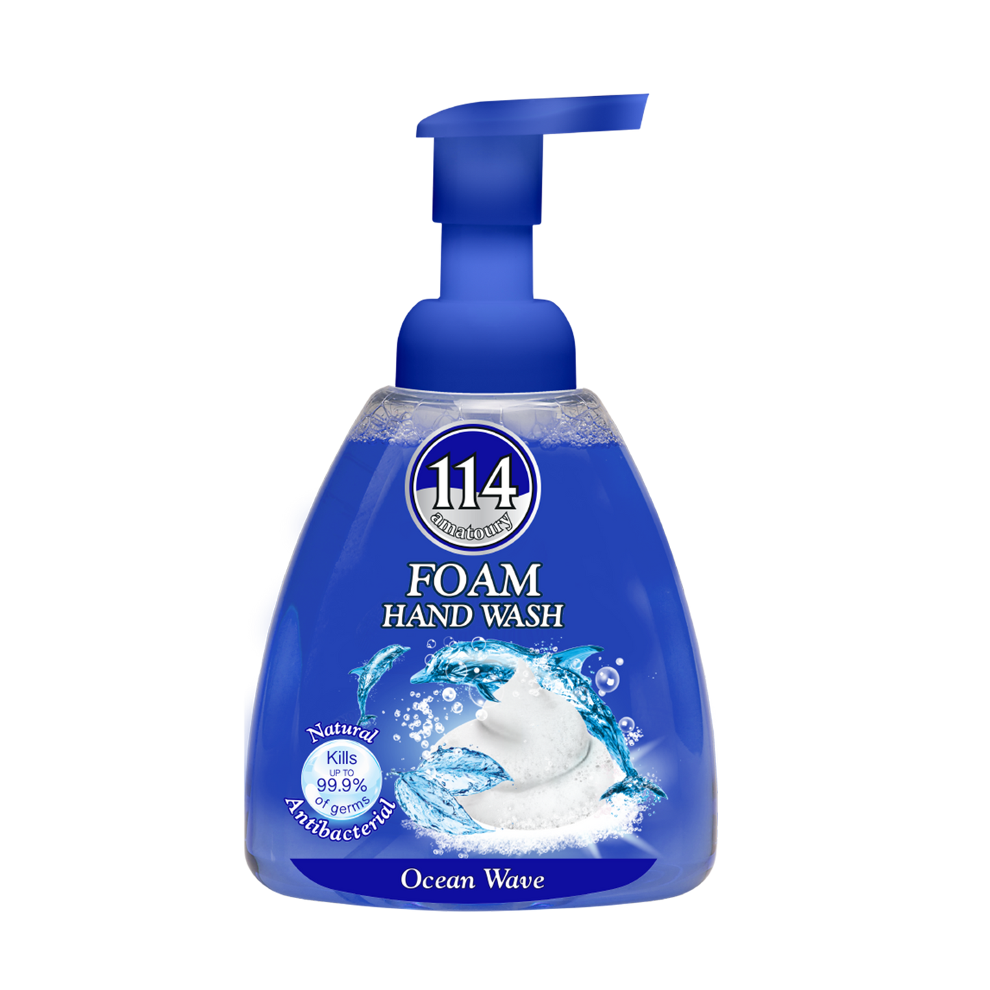 114 Hand Wash Mousse - Ocean Wave 400mL