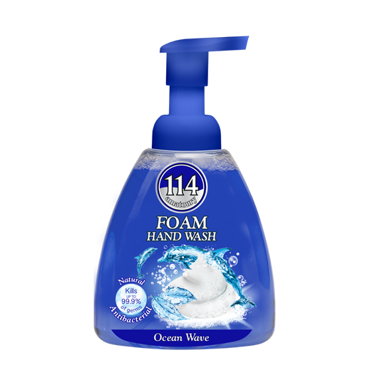 114 Hand Wash Mousse - Ocean Wave 400mL