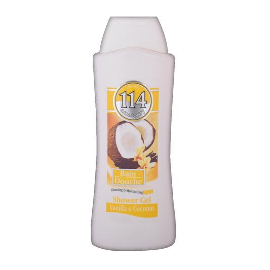 114 Shower Gel 2-in-1 - Vanilla & Coconut 650mL