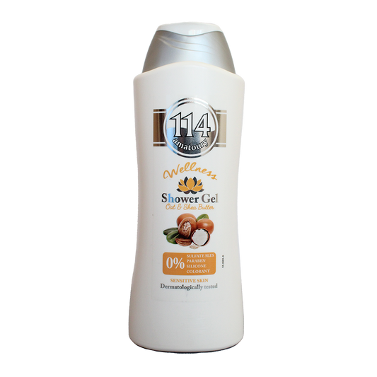 114 Shower Gel Wellness - SLES FREE Oat & Shea Butter 650ml