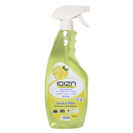 IBIZA Pro Clean - All Purpose Cleaner for all type - Lemon 650mL