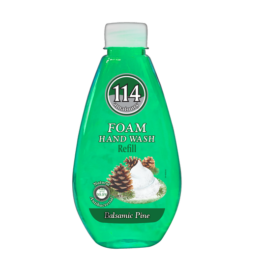 Refill 114 Hand Wash Mousse - Balsamic Pine 300mL