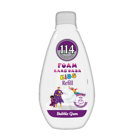 Refill 114 Hand Wash Mousse - Kids Bubble Gum 300mL