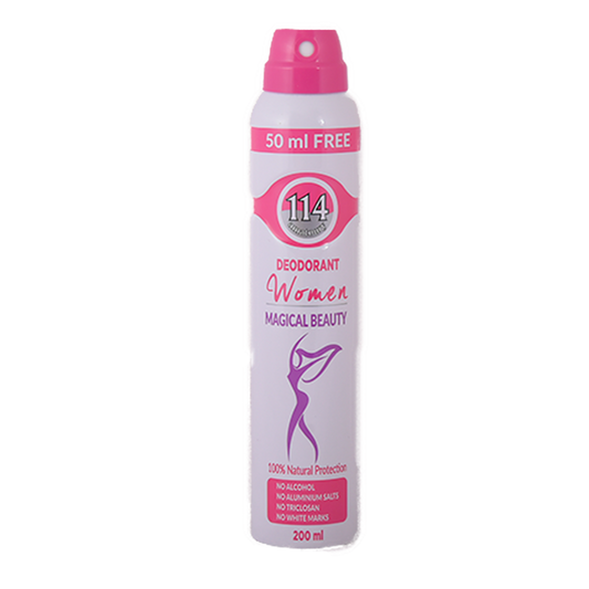 114 Woman Deodorant - Magical Beauty 200mL